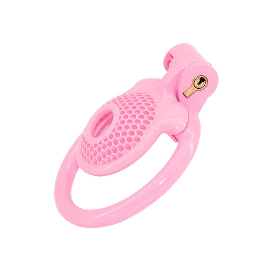 The Pink Mesh Pussy - Male Chastity Cage