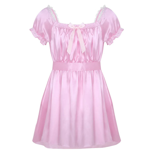 Satin Babydoll Sissy Dress