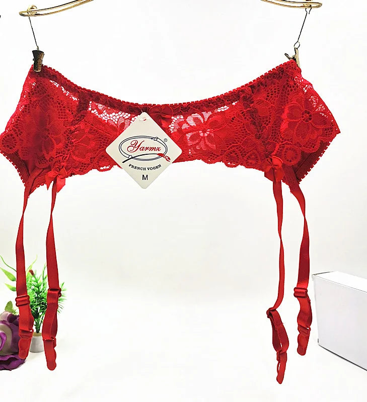 Lace Lingerie Skirt + Garder Belt Clips
