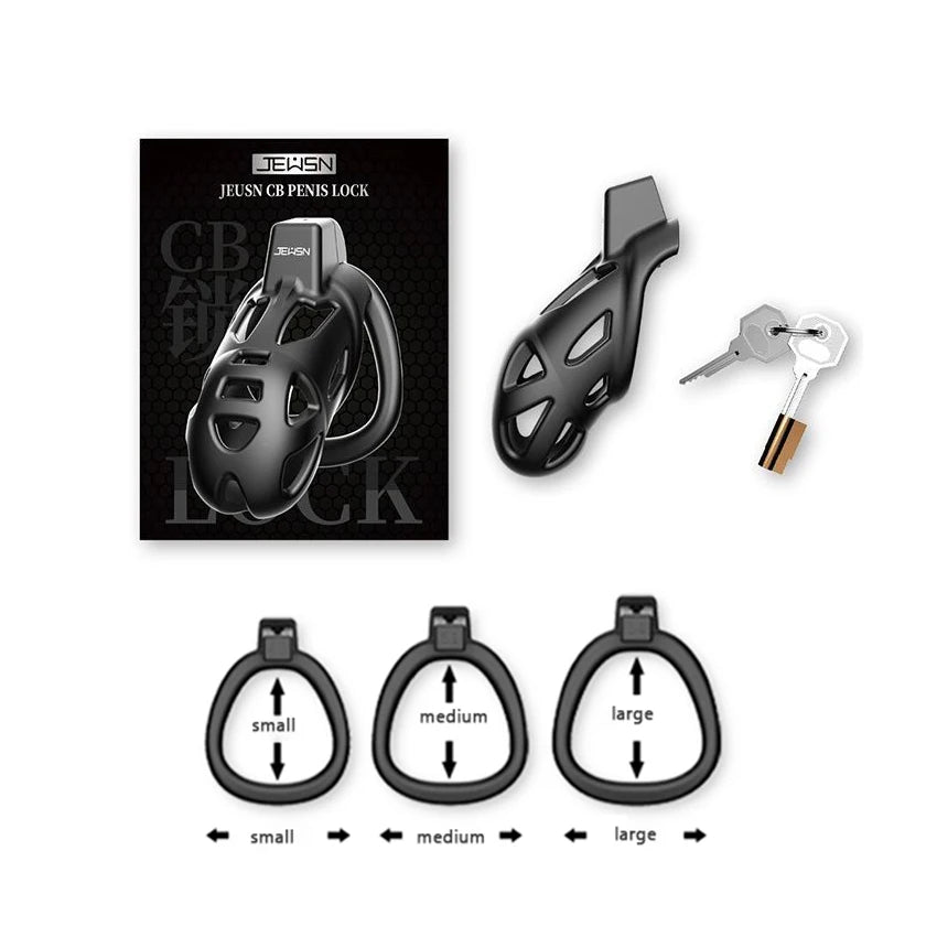 Male Chastity Cage Sex Toys Cb Lock Discreet Sissy Femboy Chastity Cock Cage Device Penis Rings With 3 Size Adult Goods For Men