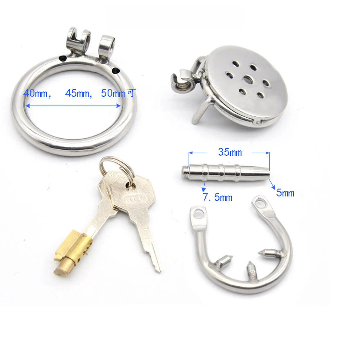 MasterLock Ultra Mini Stainless Steel Sissy Cage