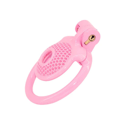 The Pink Mesh Pussy - Male Chastity Cage