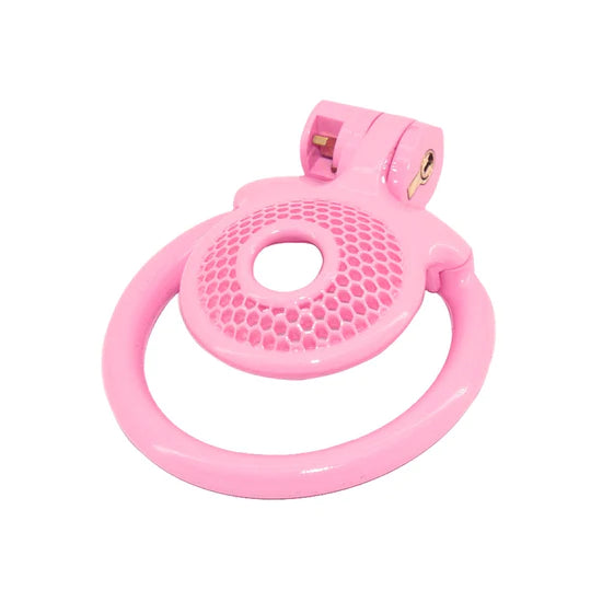 The Pink Mesh Pussy - Male Chastity Cage