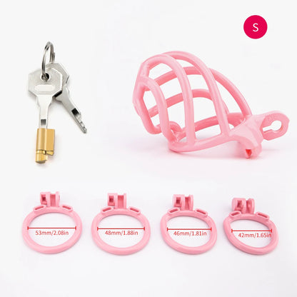 Cyclone Chastity Cage + 4 Rings