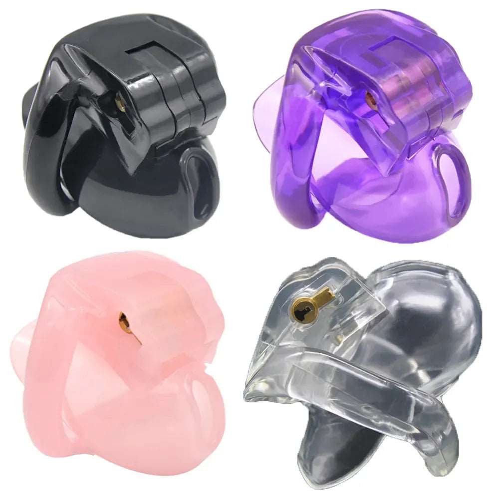 FetishLock Ultimate Male Chastity - Cock Cage with 4 Rings