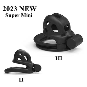 Super Mini Cobra Male Chastity Cage + 4 Ring Sizes