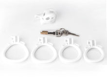Load image into Gallery viewer, Super Mini Cobra Male Chastity Cage + 4 Ring Sizes
