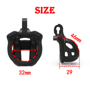 Super Mini Cobra Male Chastity Cage + 4 Ring Sizes